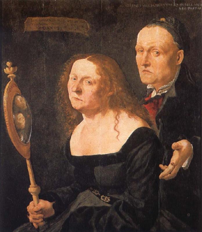 Lucas Furtenagel The painter Hans Burgkmair and his wife Anna,nee Allerlai France oil painting art